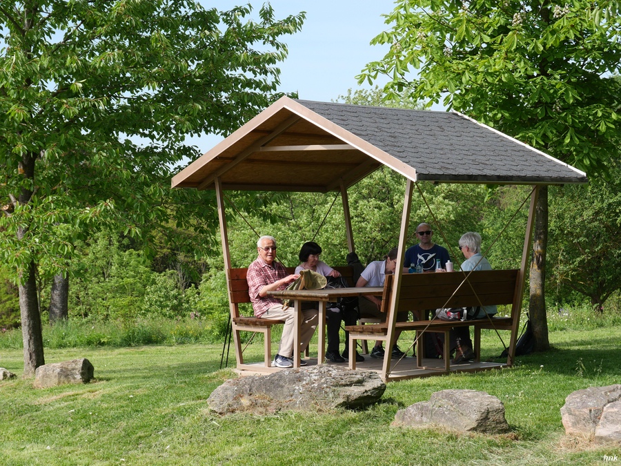 Rast an der Hüttenberger Kapelle