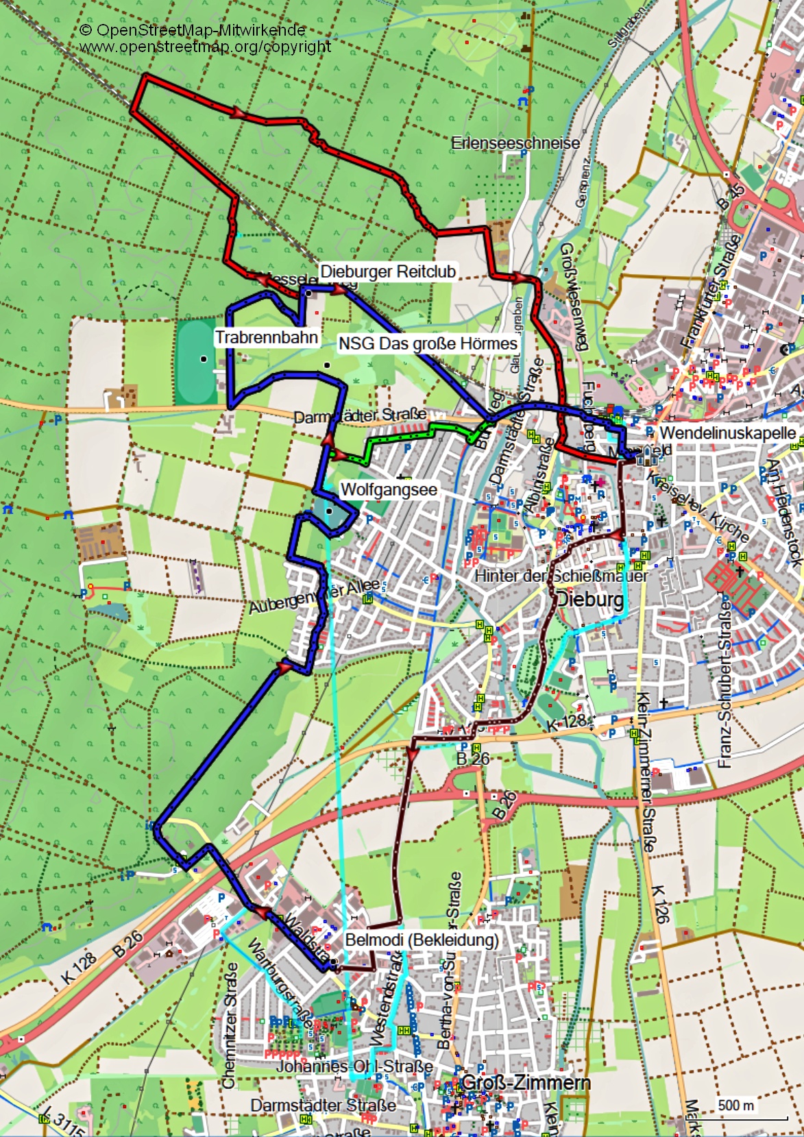 Wendelinusfest Karte