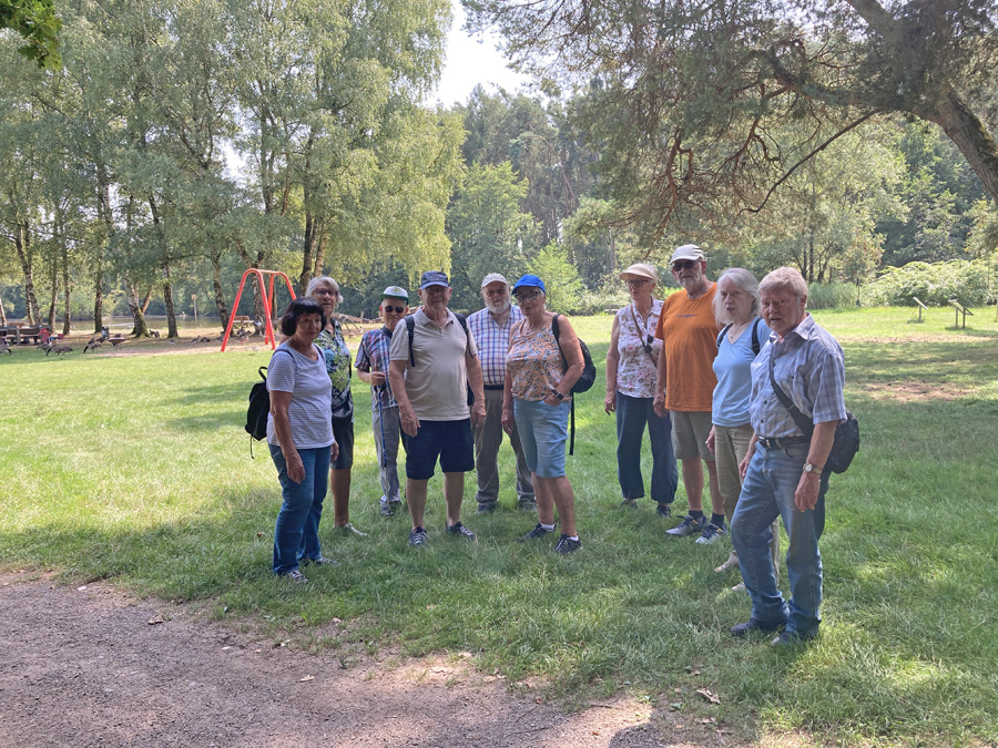 Wandergruppe am Spiessfeld 14.08.2025