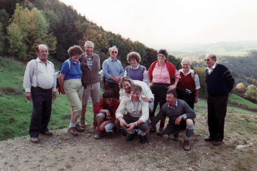 damals 1989 auf dem Fernwanderweg E1